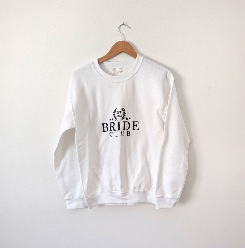 Anthropologie Bride Club Crewneck Sweatshirt